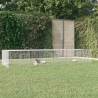 3-Panel Rabbit Cage 325x109x54 cm Galvanised Iron Size 325 x 109 x 54 cm 