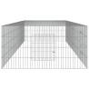 3-Panel Rabbit Cage - Durable Galvanised Iron | Hipomarket