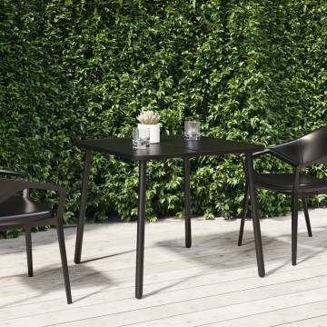 Stylish Anthracite Garden Table - 80x80x71 cm Steel