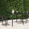 Garden Table Anthracite 80x80x71 cm Steel Size 80 x 80 x 71 cm Quantity in Package 1 