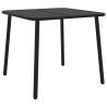 Stylish Anthracite Garden Table - 80x80x71 cm Steel