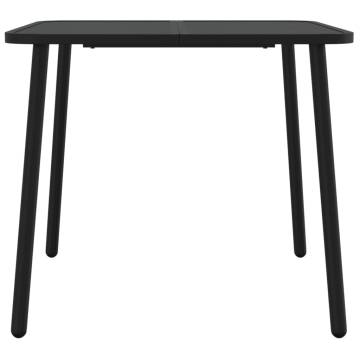 Stylish Anthracite Garden Table - 80x80x71 cm Steel