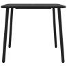 Stylish Anthracite Garden Table - 80x80x71 cm Steel