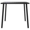 Stylish Anthracite Garden Table - 80x80x71 cm Steel