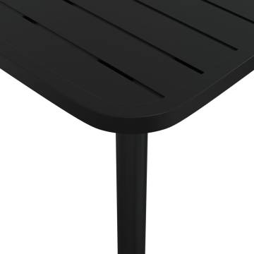 Stylish Anthracite Garden Table - 80x80x71 cm Steel