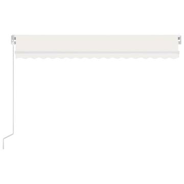 Manual Retractable Awning 450x300 cm - Cream | HipoMarket