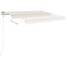 Manual Retractable Awning 450x300 cm - Cream | HipoMarket