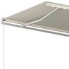 Manual Retractable Awning 450x300 cm - Cream | HipoMarket