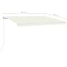 Manual Retractable Awning 450x300 cm - Cream | HipoMarket