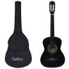 Classical Guitar for Beginners | Black 3/4 Size with Bag