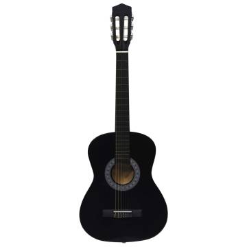 Classical Guitar for Beginners | Black 3/4 Size with Bag