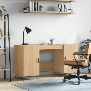 Desk Sonoma Oak 140x50 cm - Stylish & Practical Design