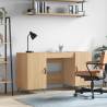 Desk Sonoma Oak 140x50x75 cm Engineered Wood Colour sonoma oak 