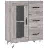 Stylish Highboard Grey Sonoma - 69.5x34x180 cm