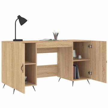 Desk Sonoma Oak 140x50 cm - Stylish & Practical Design