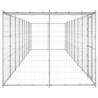 Buy Outdoor Dog Kennel with Roof - 21.78 m² Galvanised Steel