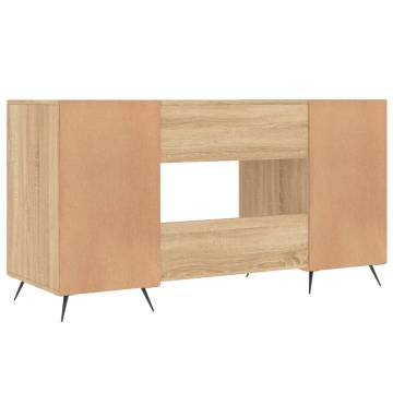 Desk Sonoma Oak 140x50 cm - Stylish & Practical Design