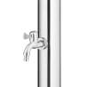 Garden Shower 220 cm Stainless Steel with Grey Base | HipoMarket