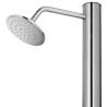 Garden Shower 220 cm Stainless Steel with Grey Base | HipoMarket