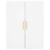 Elegant Highboard in White - 69.5x34x180 cm | HipoMarket