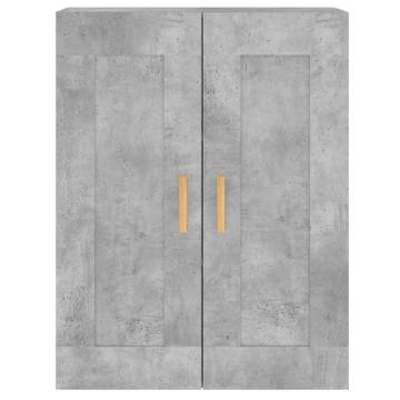 Elegant Wall Mounted Cabinets 2 pcs Concrete Grey - Hipomarket