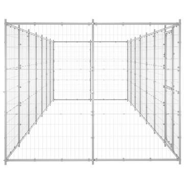 Durable Outdoor Dog Kennel - Galvanised Steel | 16.94 m²