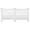 Stylish White Radiator Covers - 2 pcs MDF | Hipomarket UK