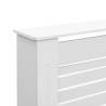 Stylish White Radiator Covers - 2 pcs MDF | Hipomarket UK