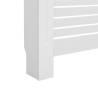 Stylish White Radiator Covers - 2 pcs MDF | Hipomarket UK