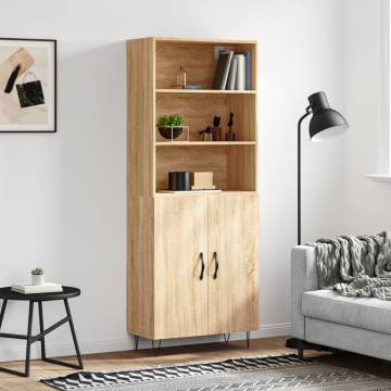 Highboard Sonoma Oak - Stylish Storage Solution | HipoMarket