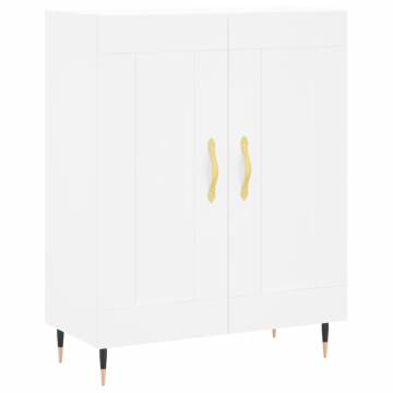 Stylish Highboard White - 69.5x34x180 cm Engineered Wood