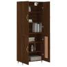 Highboard Brown Oak 69.5x34x180 cm - Stylish Storage Solution