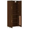 Highboard Brown Oak 69.5x34x180 cm - Stylish Storage Solution