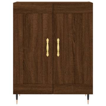 Highboard Brown Oak 69.5x34x180 cm - Stylish Storage Solution