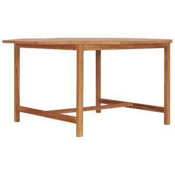 Garden Table 150x150cm | Solid Teak Wood - Durable & Stylish