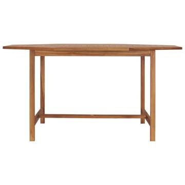 Garden Table 150x150cm | Solid Teak Wood - Durable & Stylish