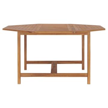 Garden Table 150x150cm | Solid Teak Wood - Durable & Stylish