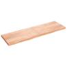 Light Brown Wall Shelf - Solid Oak, Rustic Style | Hipomarket