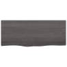 Bathroom Countertop Dark Brown Solid Wood 100x40cm - Hipo Market