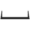 Wall Shelves 2 pcs Black – Stylish Indoor Storage | HipoMarket