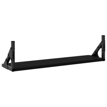 Wall Shelves 2 pcs Black – Stylish Indoor Storage | HipoMarket