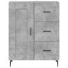 Stylish Highboard in Concrete Grey | Hipomarket UK