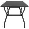 Stylish Anthracite Garden Table 140x80 cm - HipoMarket