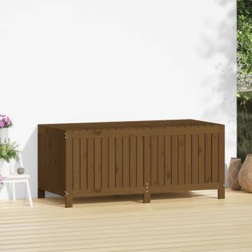 Honey Brown Garden Storage Box | Solid Pine Wood | 147x68cm