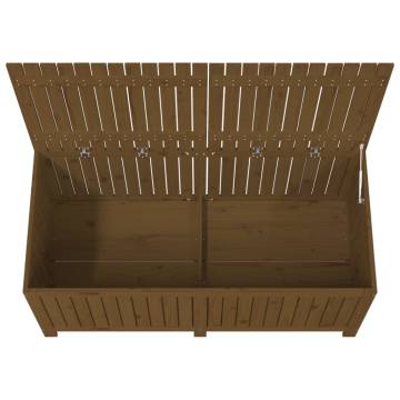 Honey Brown Garden Storage Box | Solid Pine Wood | 147x68cm