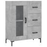 Highboard Concrete Grey - Stylish Engineered Wood Storage