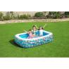 Bestway Inflatable Kids Pool Blue - 229x152x56 cm | Hipo Market