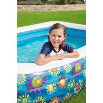 Bestway Inflatable Kids Pool Blue - 229x152x56 cm | Hipo Market