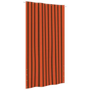 Balcony Screen Orange & Brown 140x240 cm - Oxford Fabric