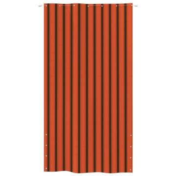 Balcony Screen Orange & Brown 140x240 cm - Oxford Fabric